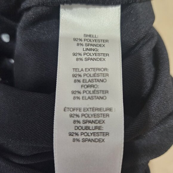 Chicos Zenergy Golf Skort Womens 1 Polka Dot Stretch Athletic Pocket Skirt Short - Picture 10 of 14